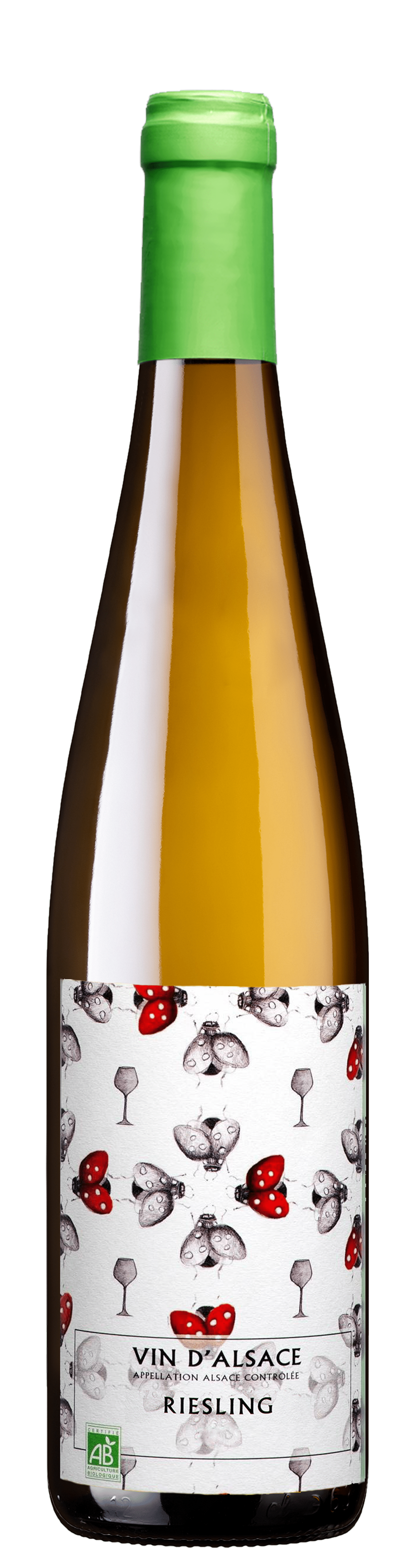 Bouteille de Riesling Bio Cave de Ribeauvillé