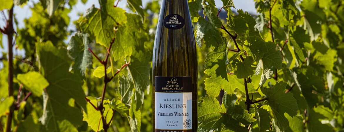 Bouteille de Riesling Vieilles Vignes Cave de Ribeauvillé